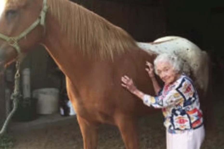 Meet the Sassy Grandma Going for a Horse Ride on her 102nd Birthday